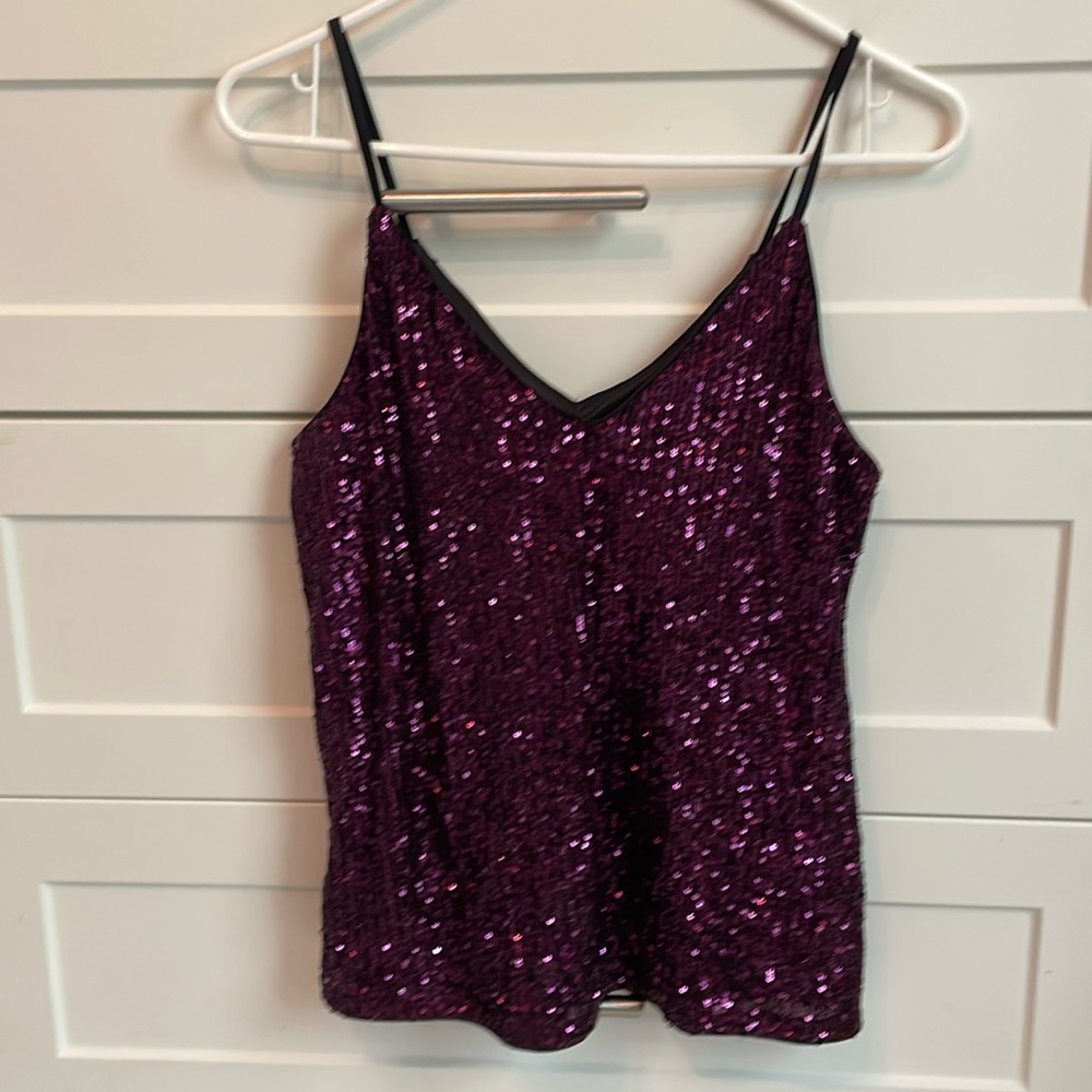 Express Sequined Strappy Top